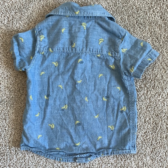 Carter’s boys chambray button down collared shirt - Picture 2 of 3